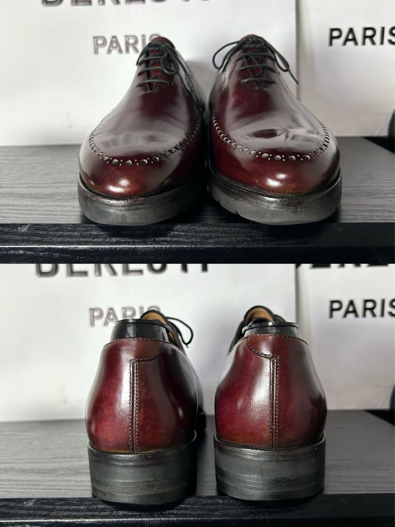 極美品　Berluti ニューフィジオ ホールカット ドレスシューズ 希少色　8