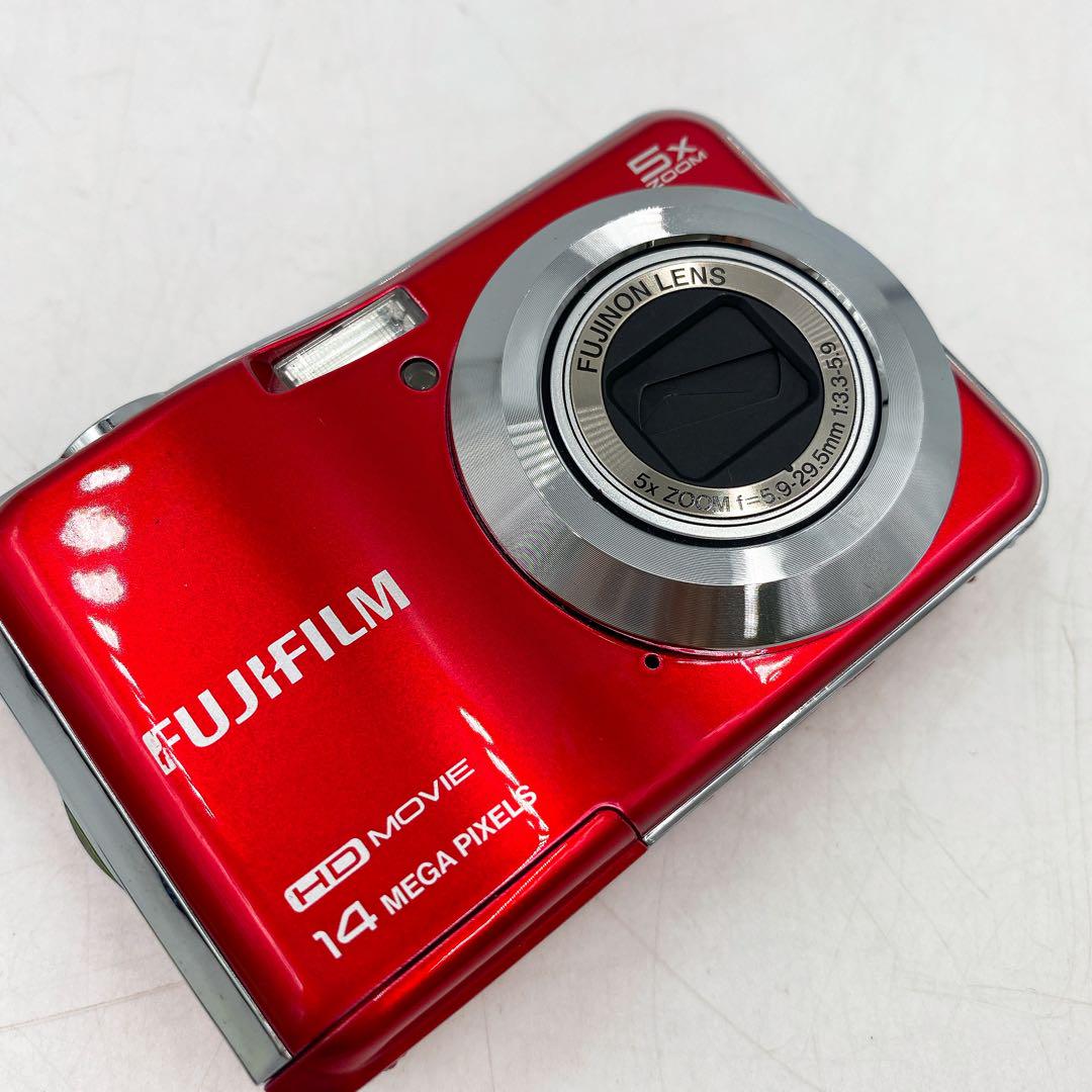 FUJIFILM FINEPIX AX デジカメ 単三電池式 【動作確認済】 1400万画素・光学式5倍ズームレンズ搭載の単3形乾電池対応モデル