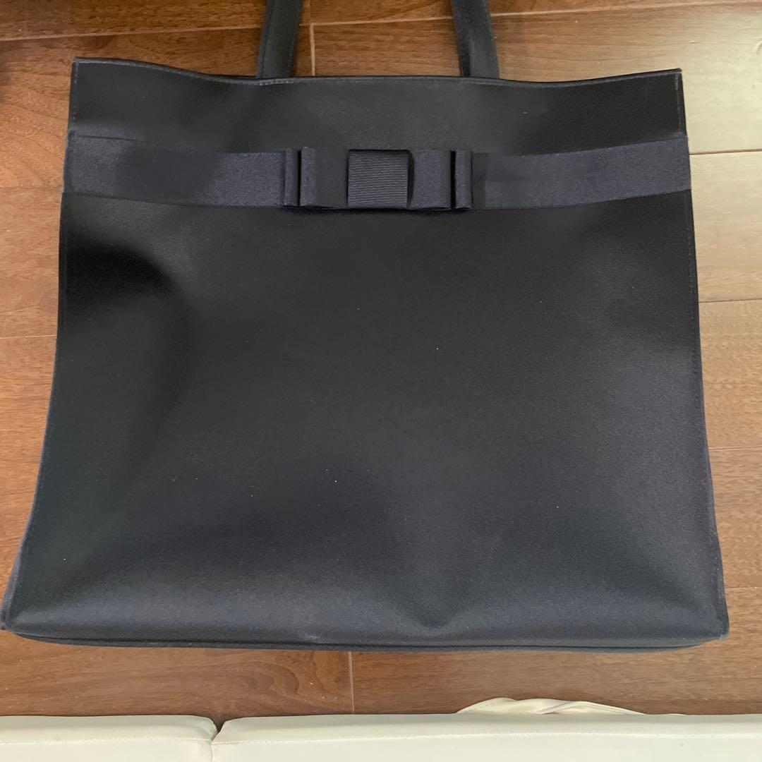 東京ソワール ネイビーリボン お受験 フォーマルバッグ 大容量目立った傷や汚れなし