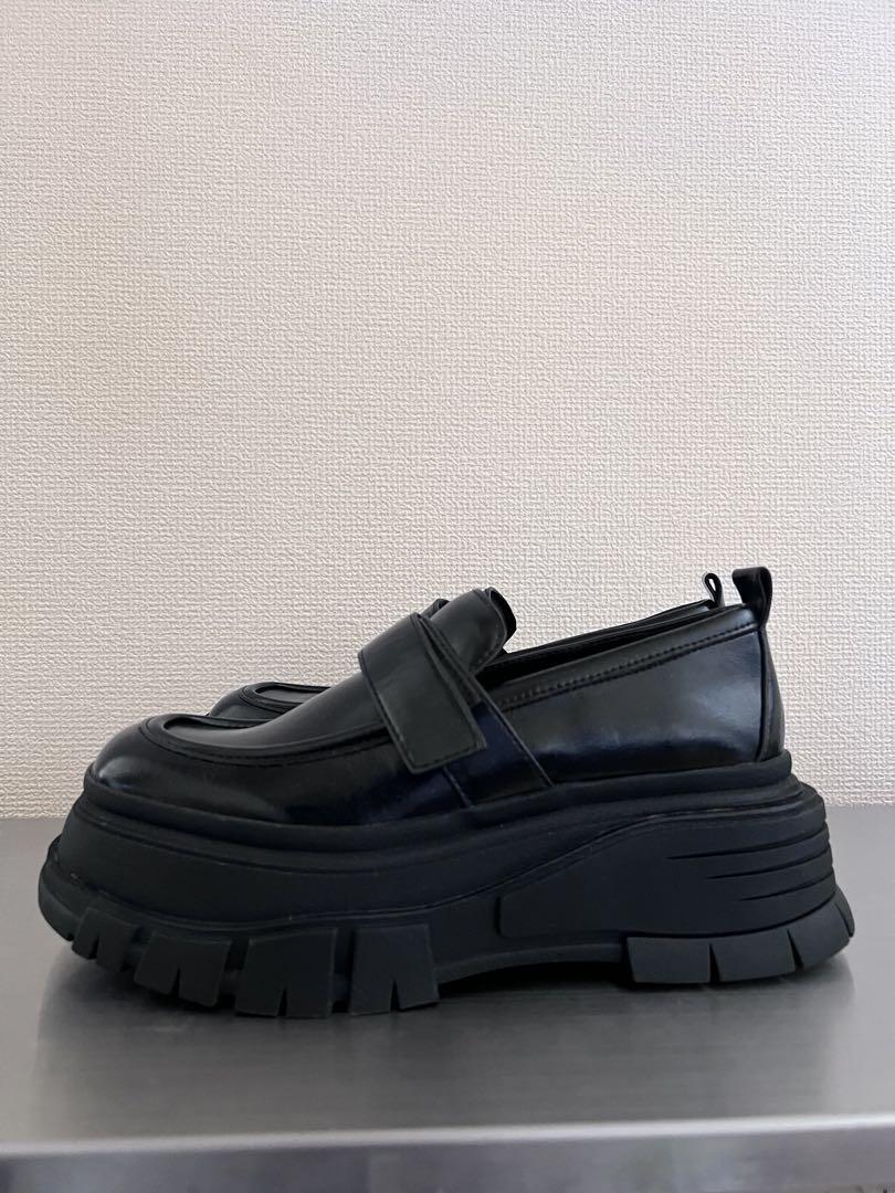 ZARA 厚底ローファー プラットフォームローファー