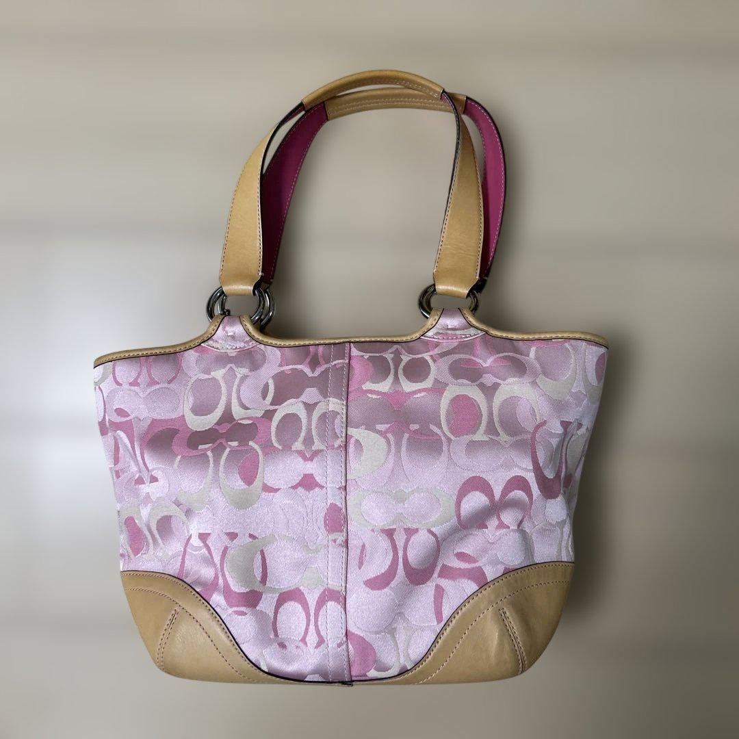 COACH オプティックシグネチャートートバッグ　5619
