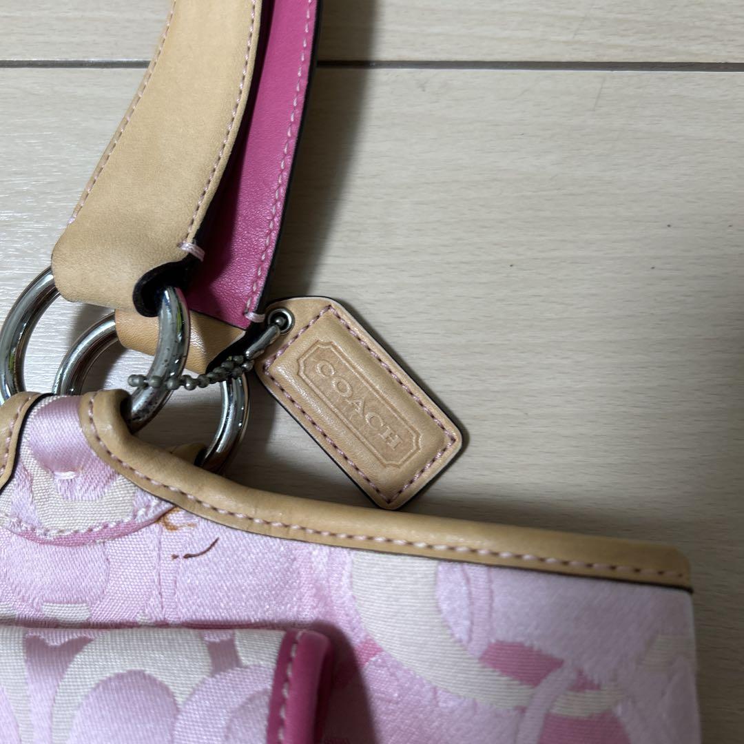 COACH オプティックシグネチャートートバッグ　5619