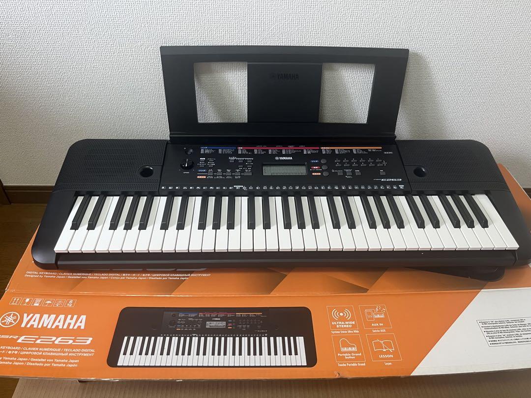 YAMAHA PORTATONE PSR-E263 キーボード 2020年製 - メルカリ