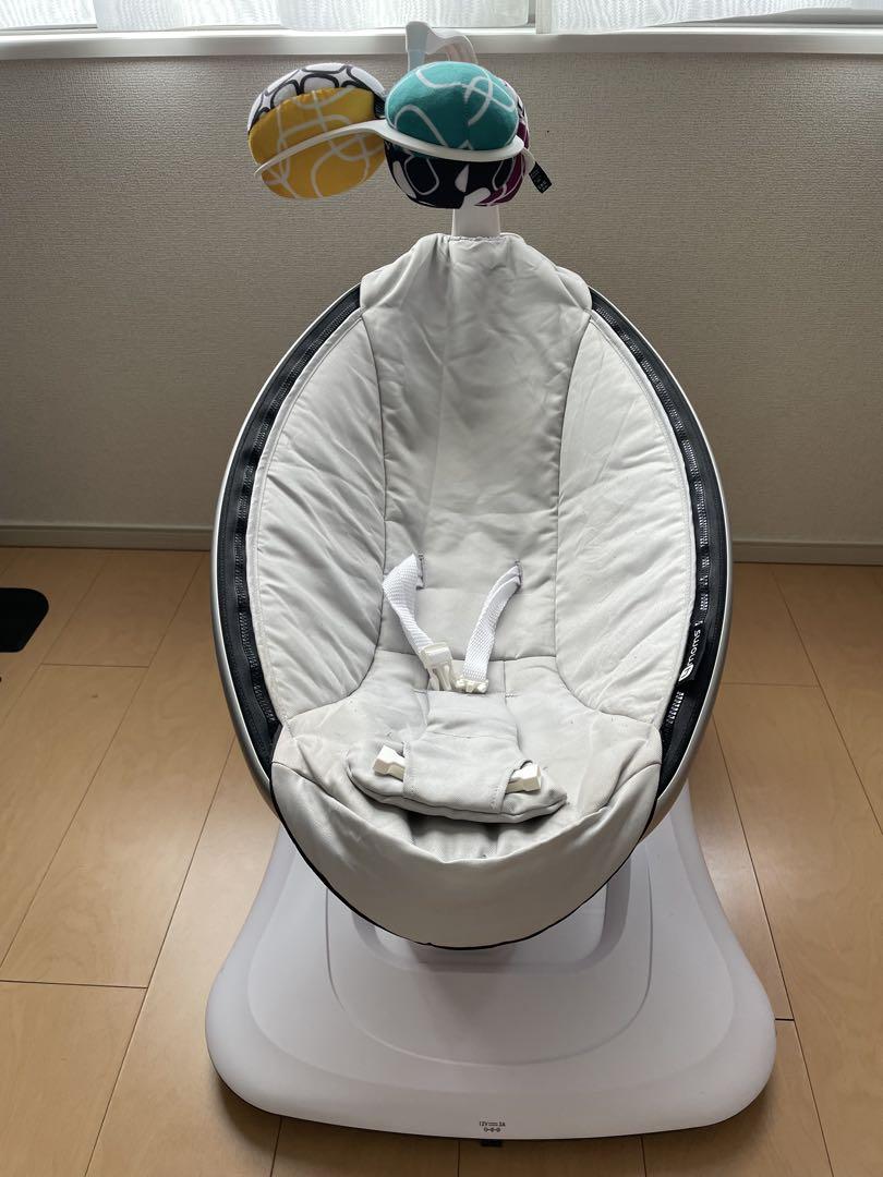 4moms バウンサー ホワイト 揺れ機能付き