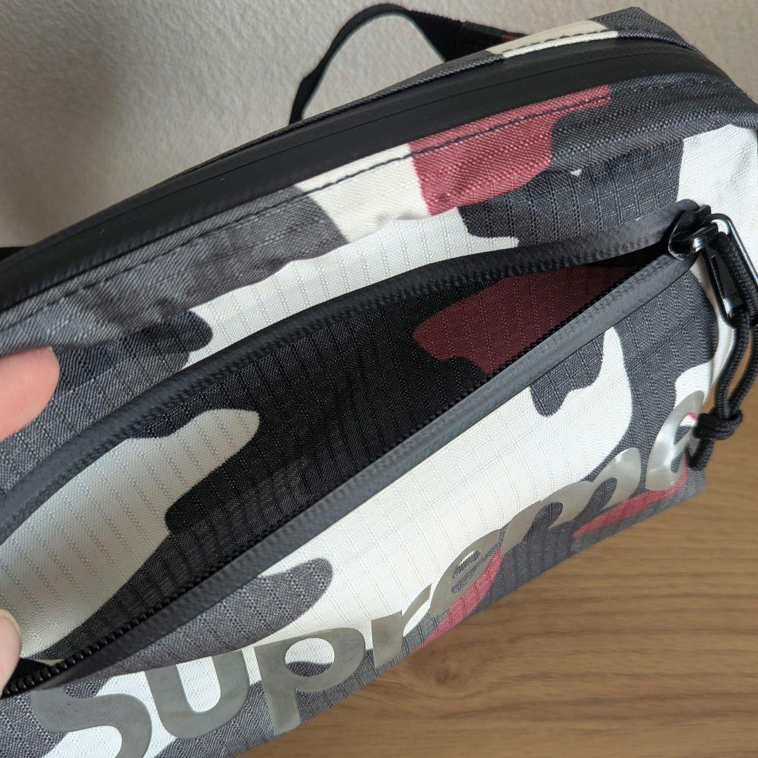 更に10％off！Supreme 21ss Waist Bag Red camo