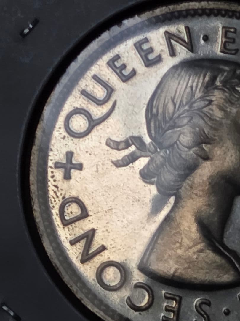 (プルーフ)ニュージーランド連邦 エリザベス戴冠記念 クラウン白銅貨 1953 (プルーフ)ニュージーランド連邦 エリザベス戴冠記念 クラウン白銅貨 1953