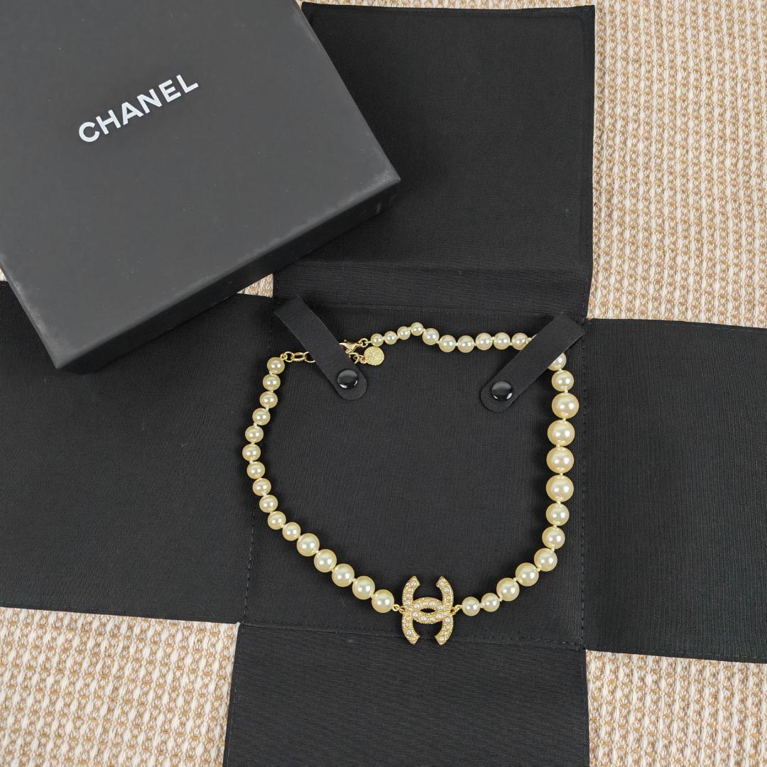 CHANEL パール ネックレス ゴールド