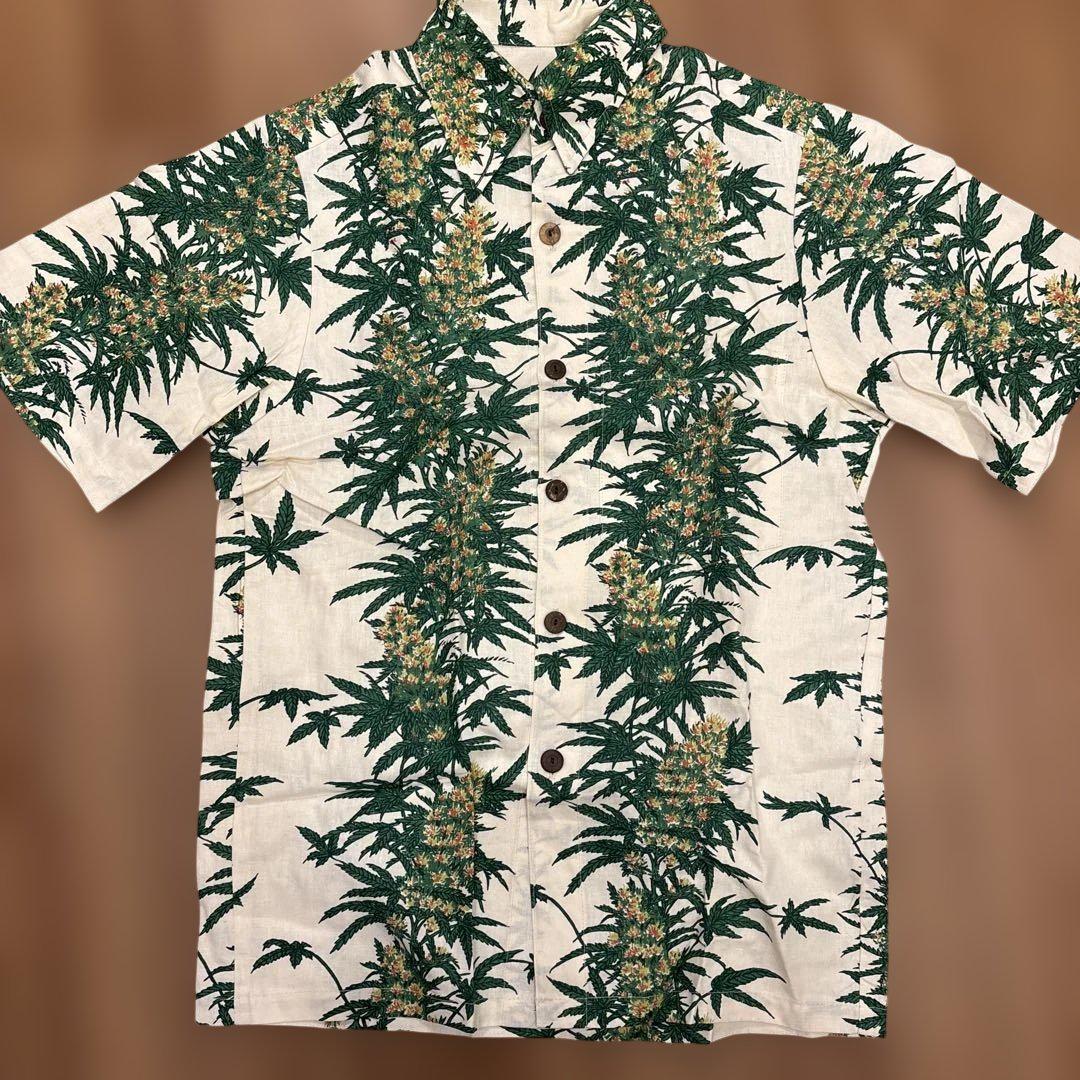 ISLAND HEMP WEAR アロハシャツ XS 未使用　ハワイ製トップス