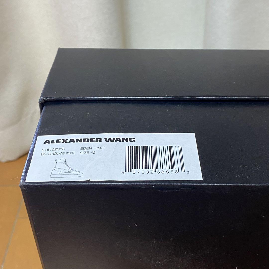 正規 ALEXANDER WANG アレキサンダー ワン ハイカット スニーカー 画像9