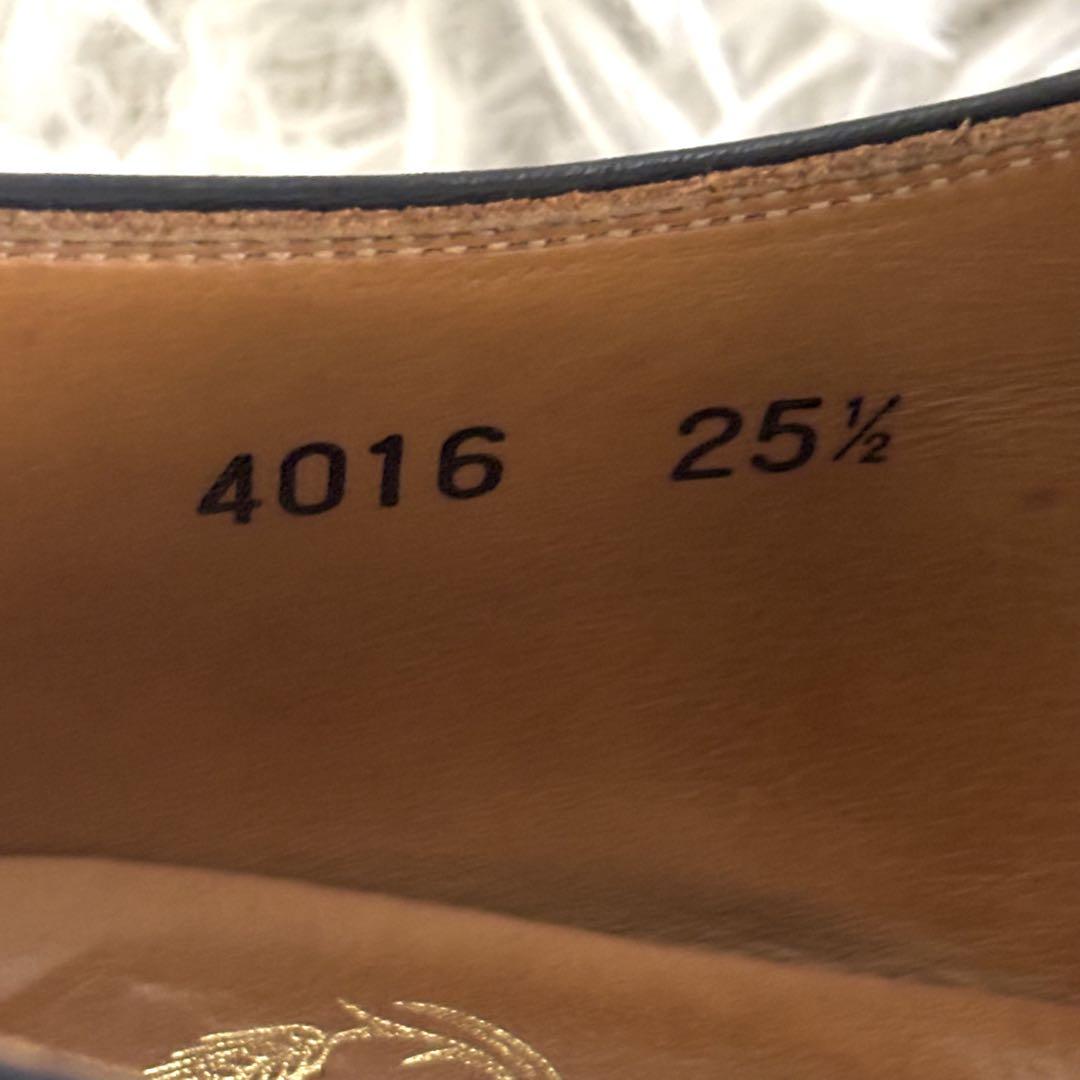 ✨美品✨SCOTCH GRAIN 4016 ストレートチップ ブラック 25.5