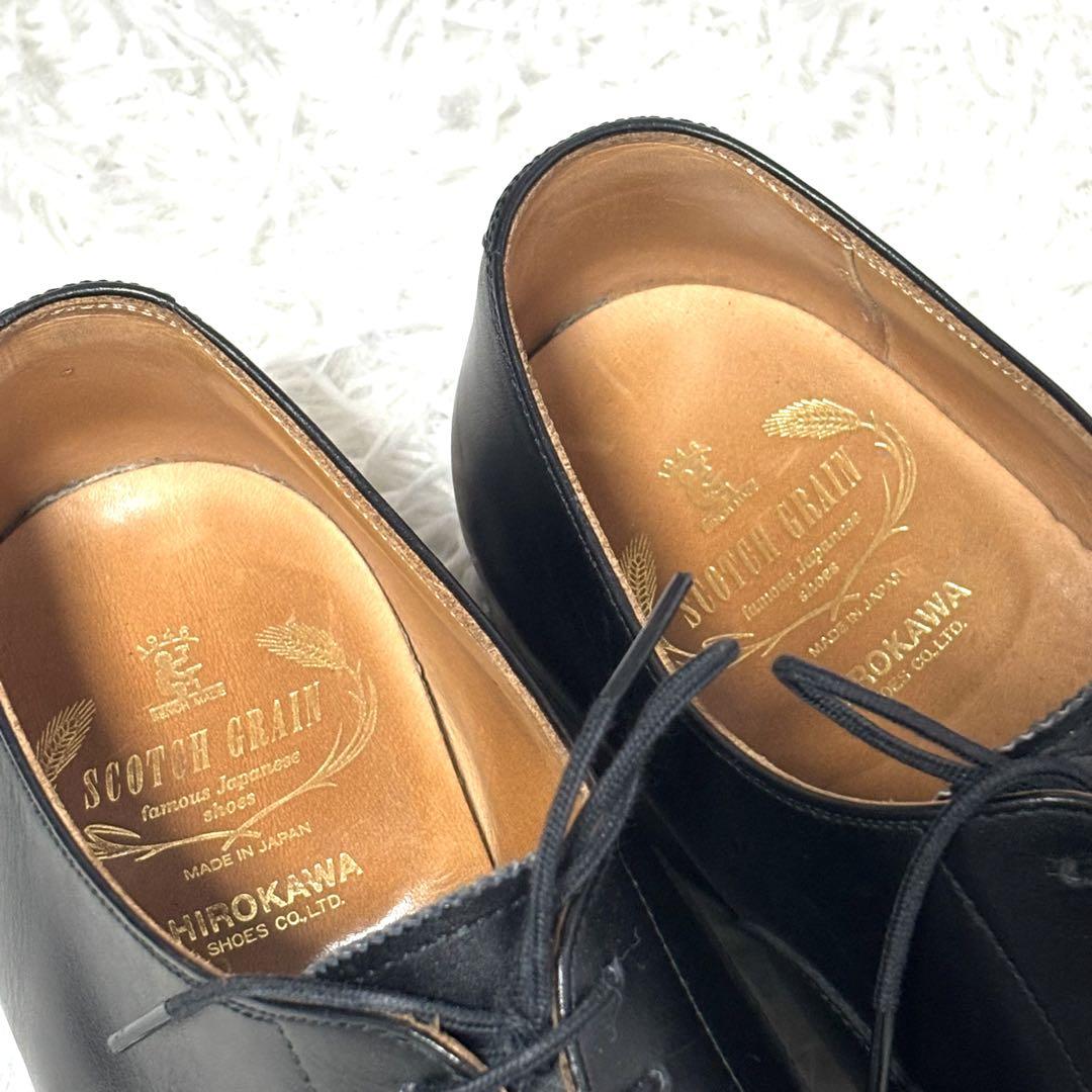 ✨美品✨SCOTCH GRAIN 4016 ストレートチップ ブラック 25.5