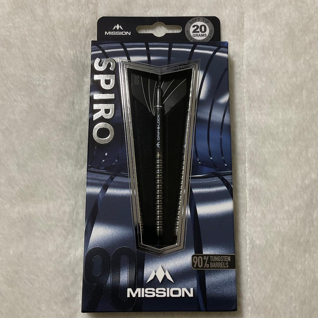 ダーツ Mission Spiro Graphite PVD M1 2BA 20g