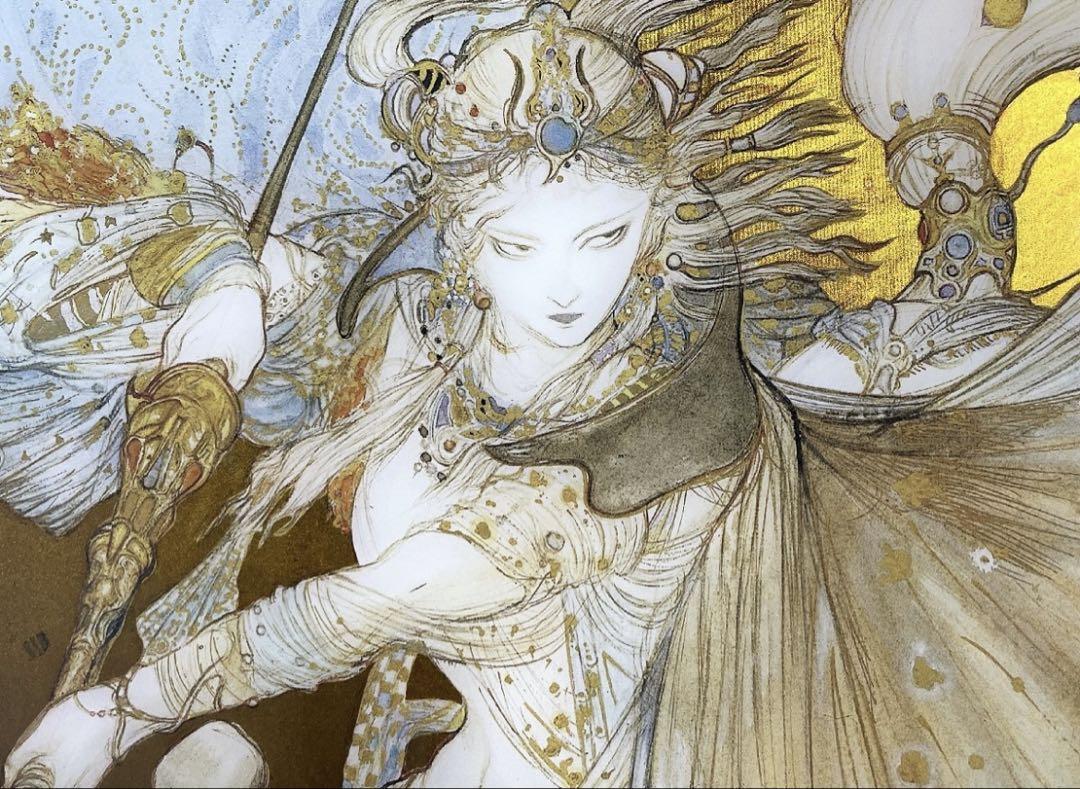 騎神来たりぬ スペシャルメタル 天野喜孝 金箔 真作保証 美品 騎神来たりぬ スペシャルメタル 天野喜孝 金箔 真作保証 ほぼ