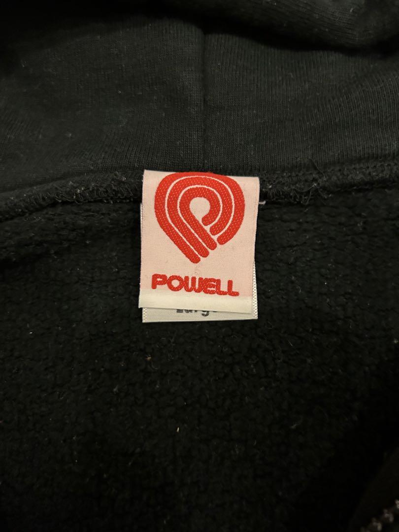 古着　ヴィンテージPOWELLプルジップパーカー　サイズL（usサイズ）