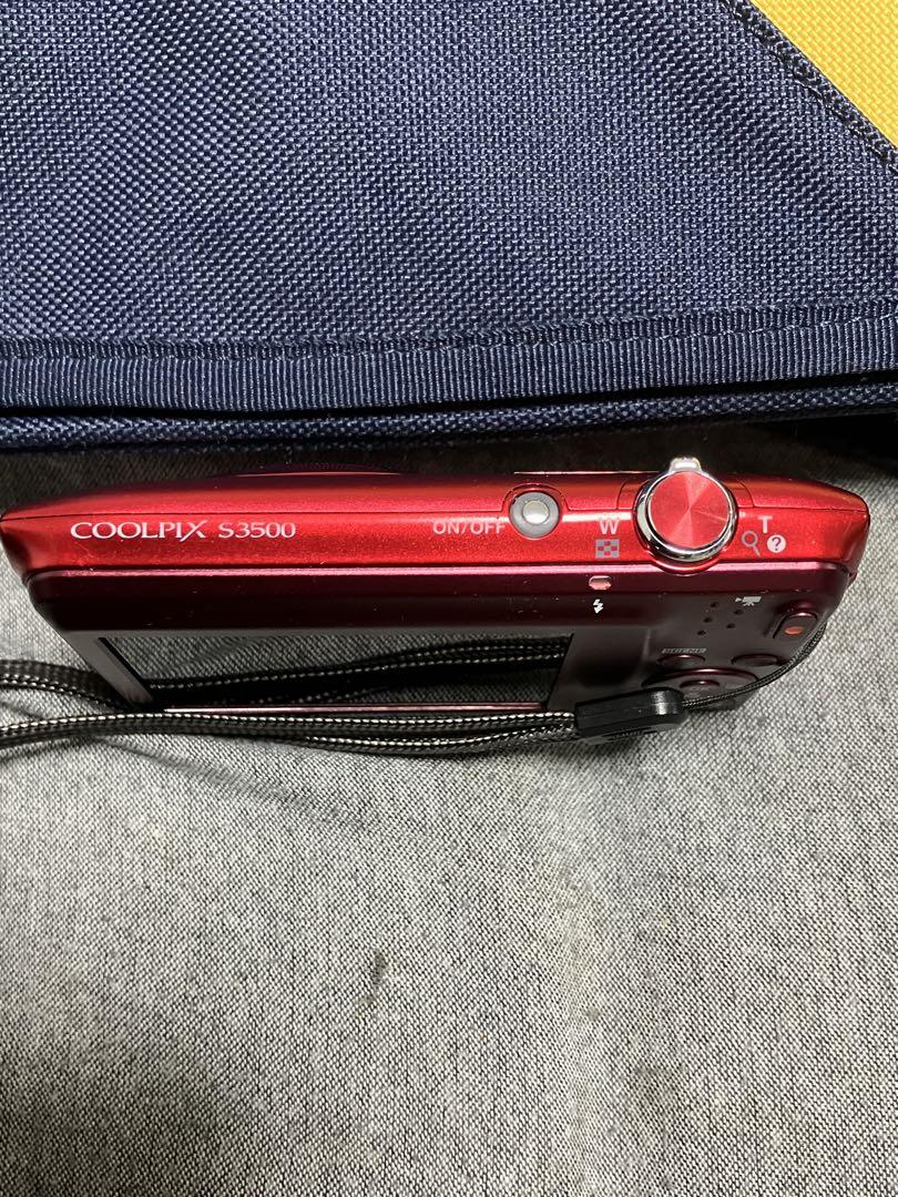 ニコン　COOLPIX S3500 デジタルカメラ　赤　訳ありの説明有り