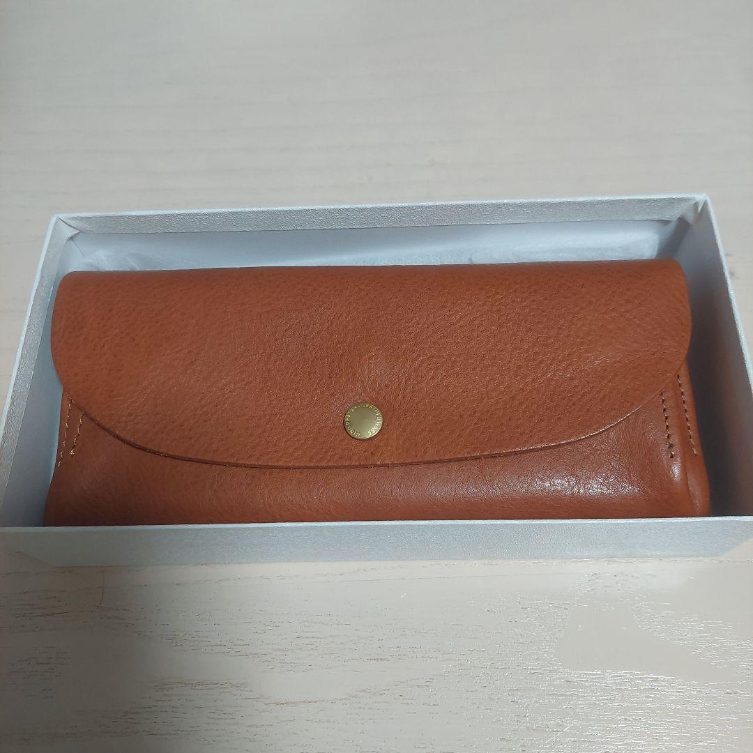 cinqサンク レザー 長財布 スナップボタン