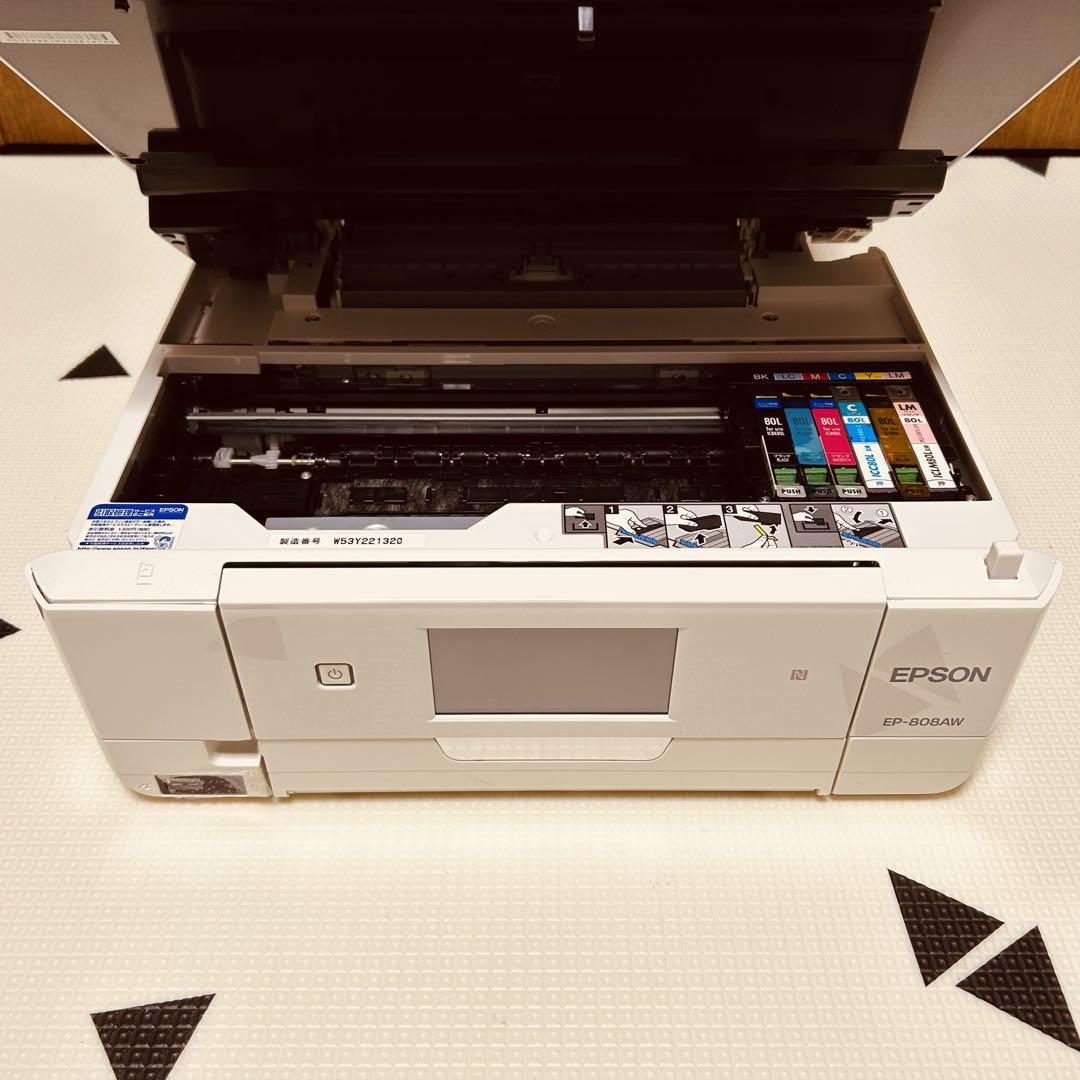 【新品未使用】EPSON EP-808AW インクジェットプリンター Amazon.co.jp: 旧モデル エプソン プリンター インクジェット