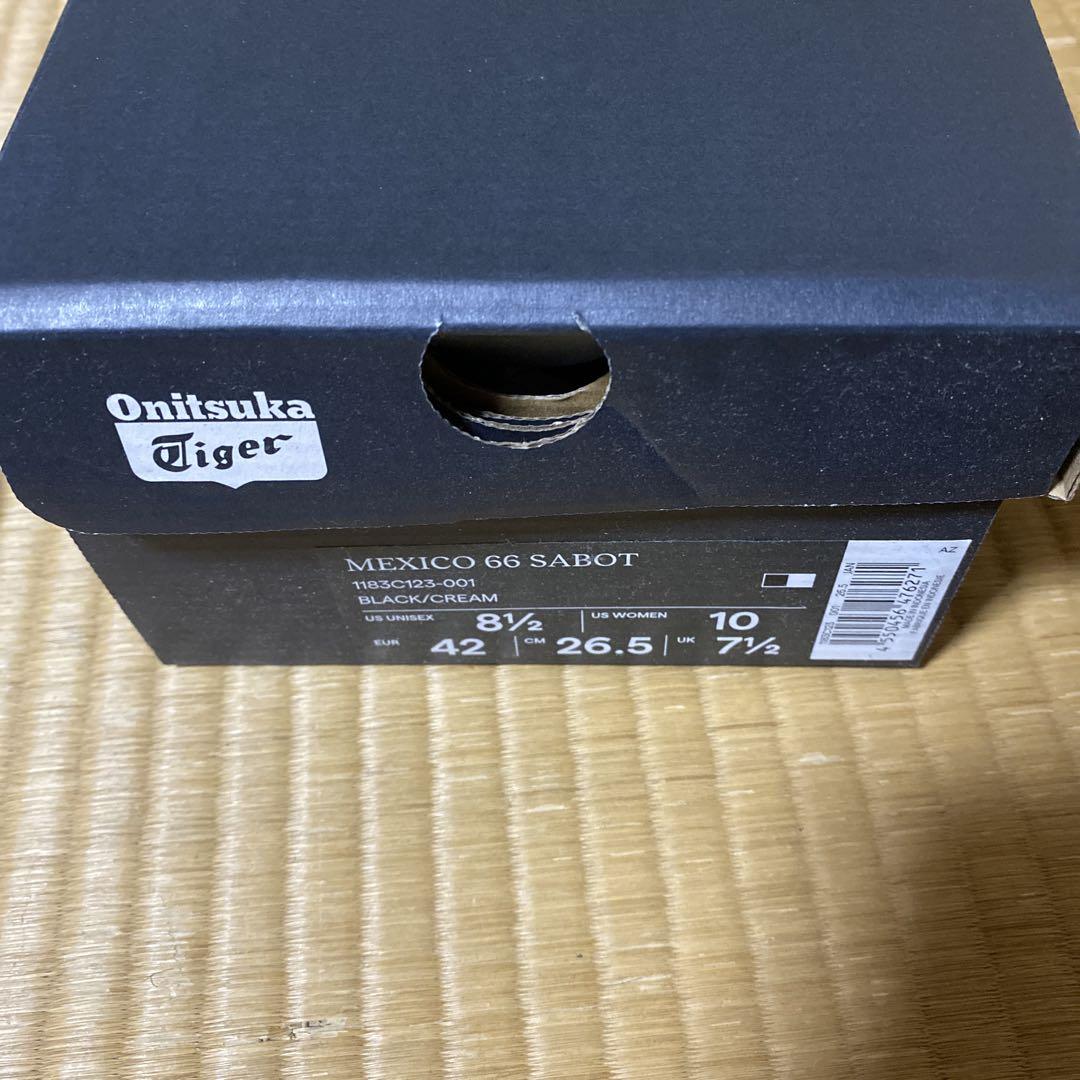 靴 MEXICO 66 SABOTBLACK/CREAM 26.5