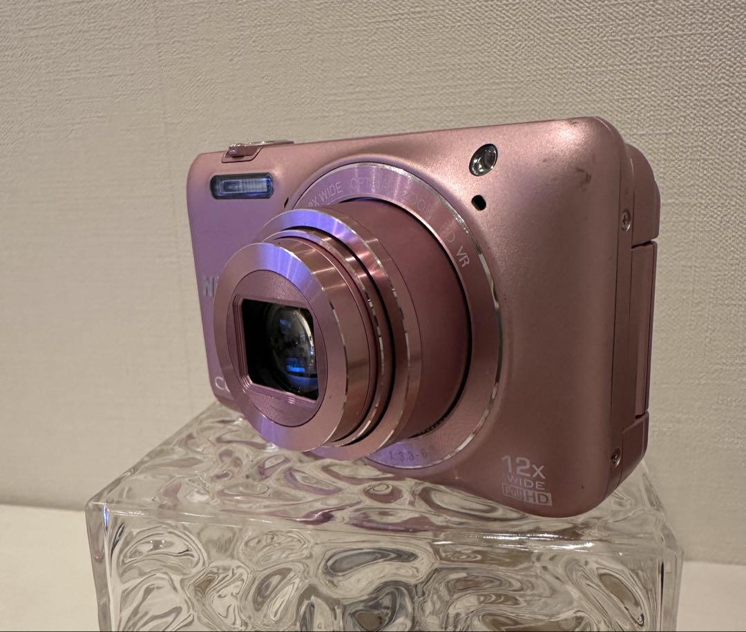 Nikon ニコン COOLPIX S6600 ピンク バッテリー×2 充電器付