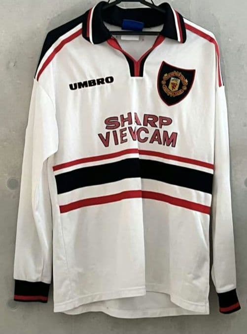 大注目 97/98シーズン ベッカム マンU 長袖ユニフォーム 7番 90s