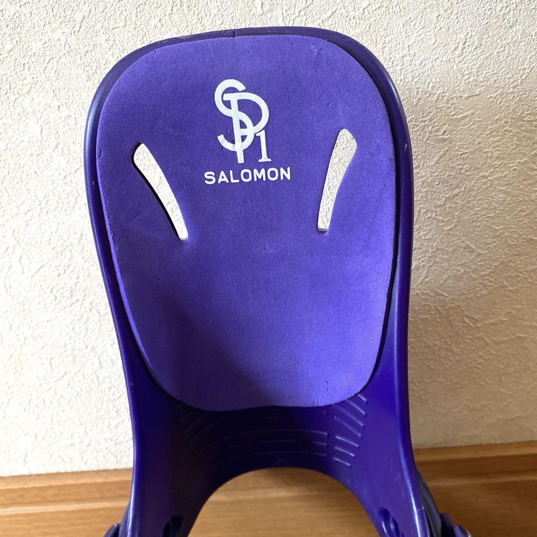 【高い素材】 SALOMON お値下げ‼️ SP1 S/Mサイズ 紫 ビンディング スノーボード スノーボード