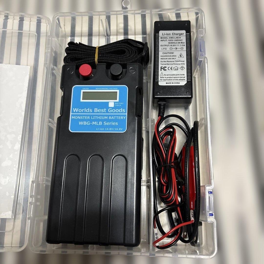 リチウムイオンバッテリー WBG-MLB14000 釣具電動リールに使用 リール