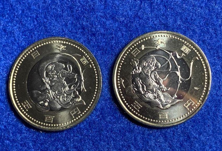 2020東京オリンピック記念硬貨 風神雷神 プルーフ硬貨 東京2020オリンピック・パラリンピック記念貨幣 「風神・雷神」2
