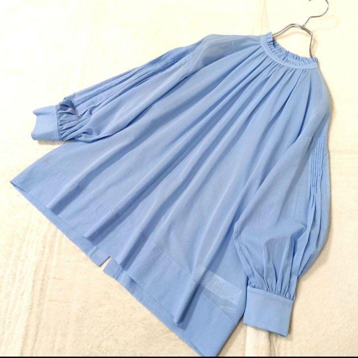 23区 ニジュウサンク 32 MORE掲載 シアーコットンボイル フリルブラウス 23区 【MORE掲載】 シアーコットンボイル フリル ブラウス