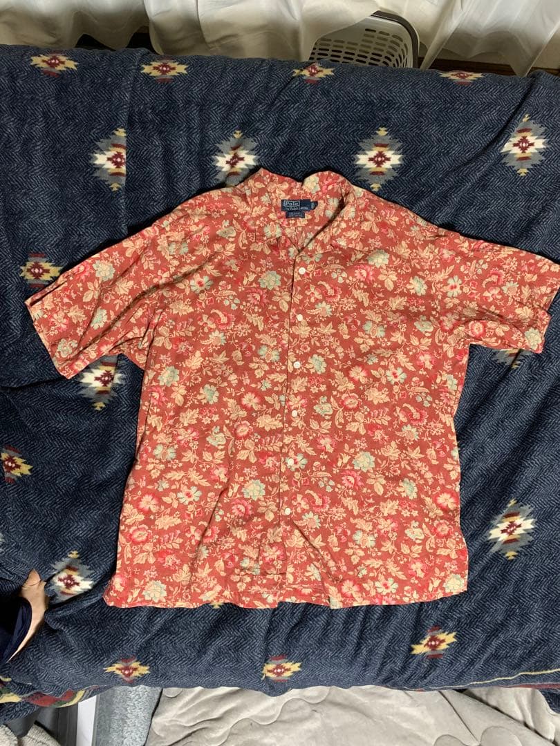 Polo by Ralph Lauren 半袖シャツ 花柄XL LL Polo By Ralph Lauren