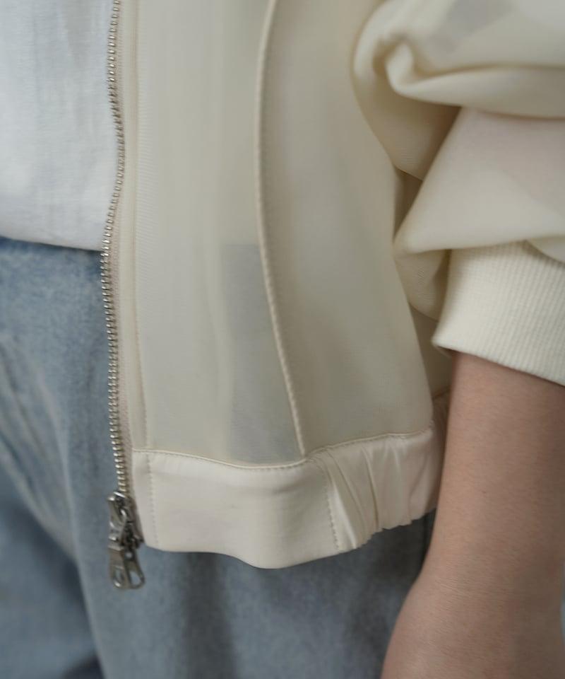 Lallia Mu新品☆Sheer cardboard hoodie