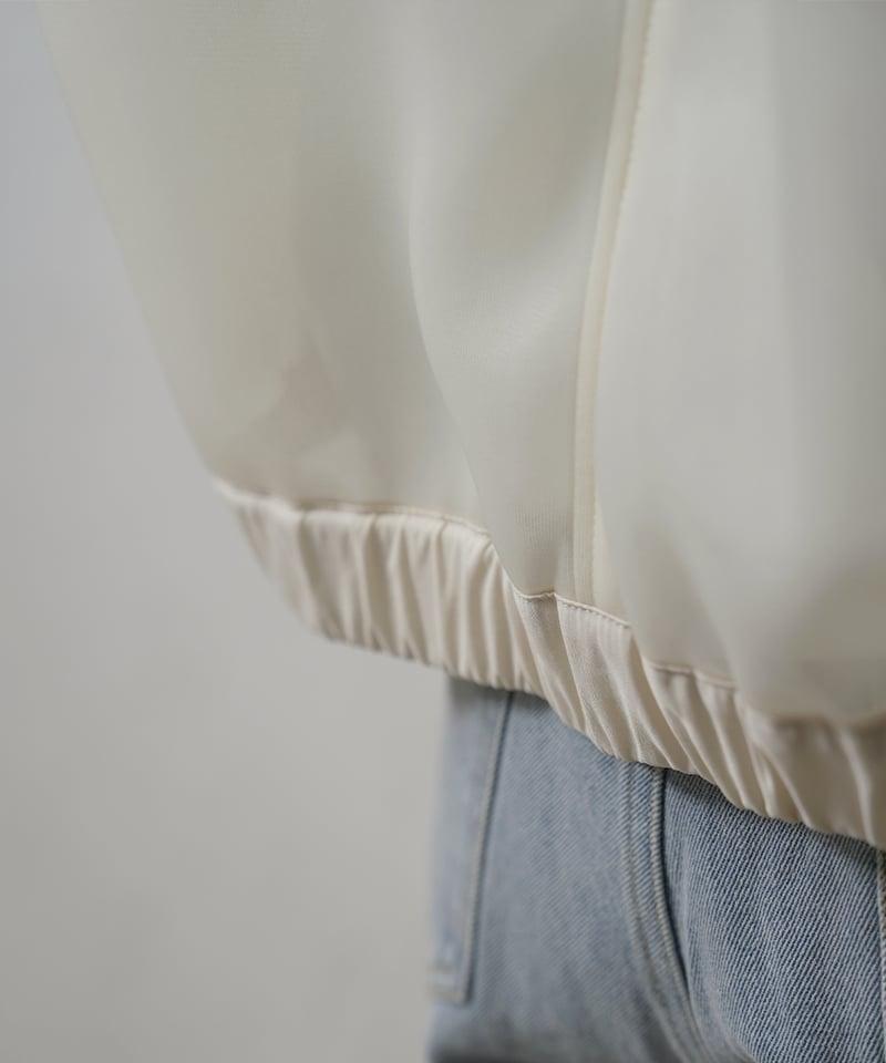 Lallia Mu新品☆Sheer cardboard hoodie