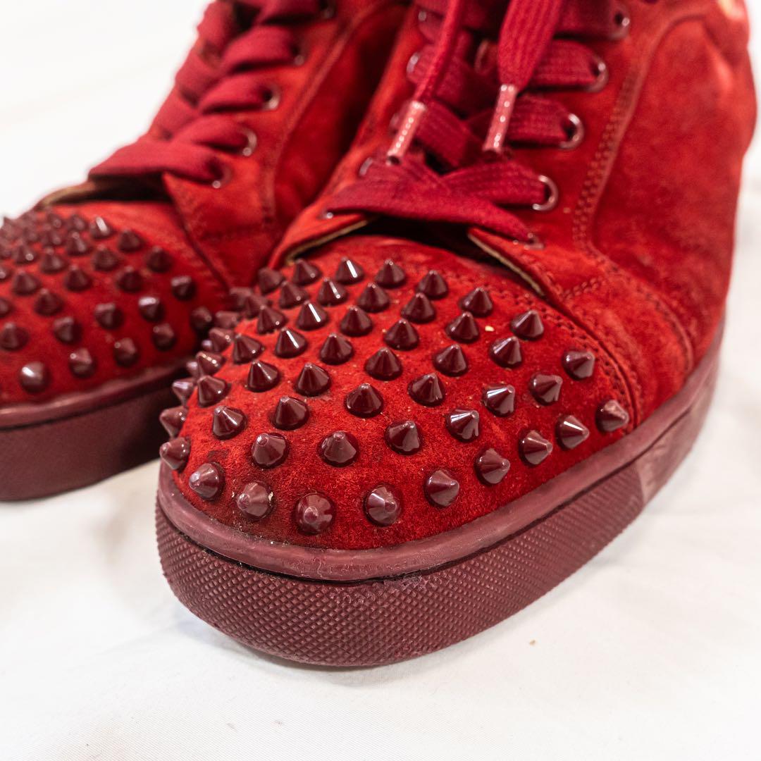 Christian Louboutin スエードスニーカースタッズ　28.5