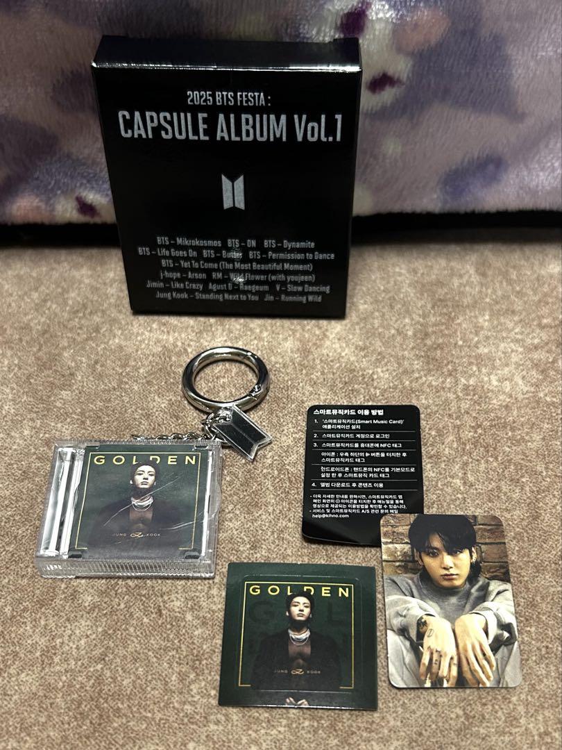 アイドル BTS FESTA CAPSULE ALBUM Vol.1 GOLDEN JK 2025 BTS FESTA : CAPSULE ALBUM Vol.1 - Official BTS Music Store