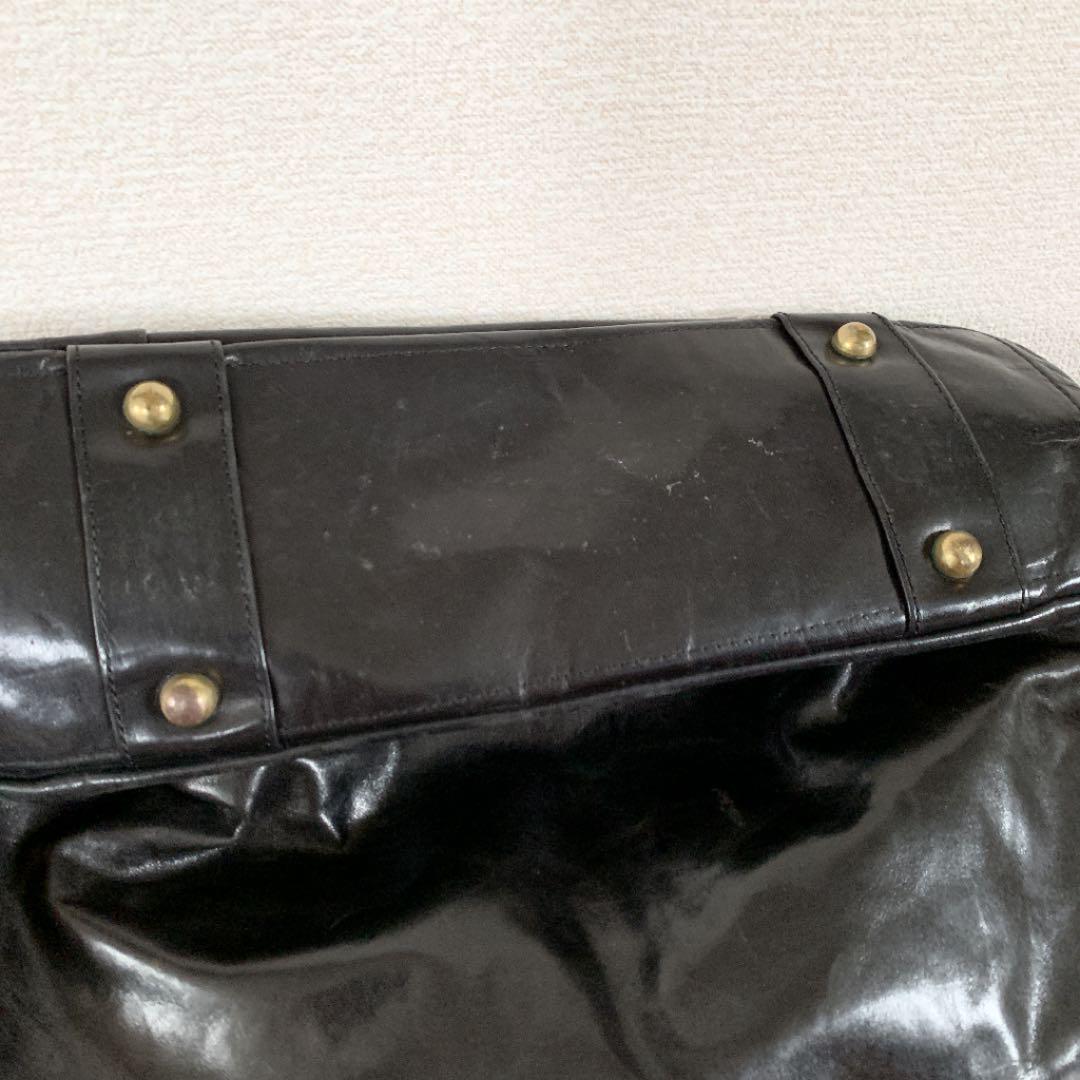 cornelian taurus - レザー トートバッグ BLK