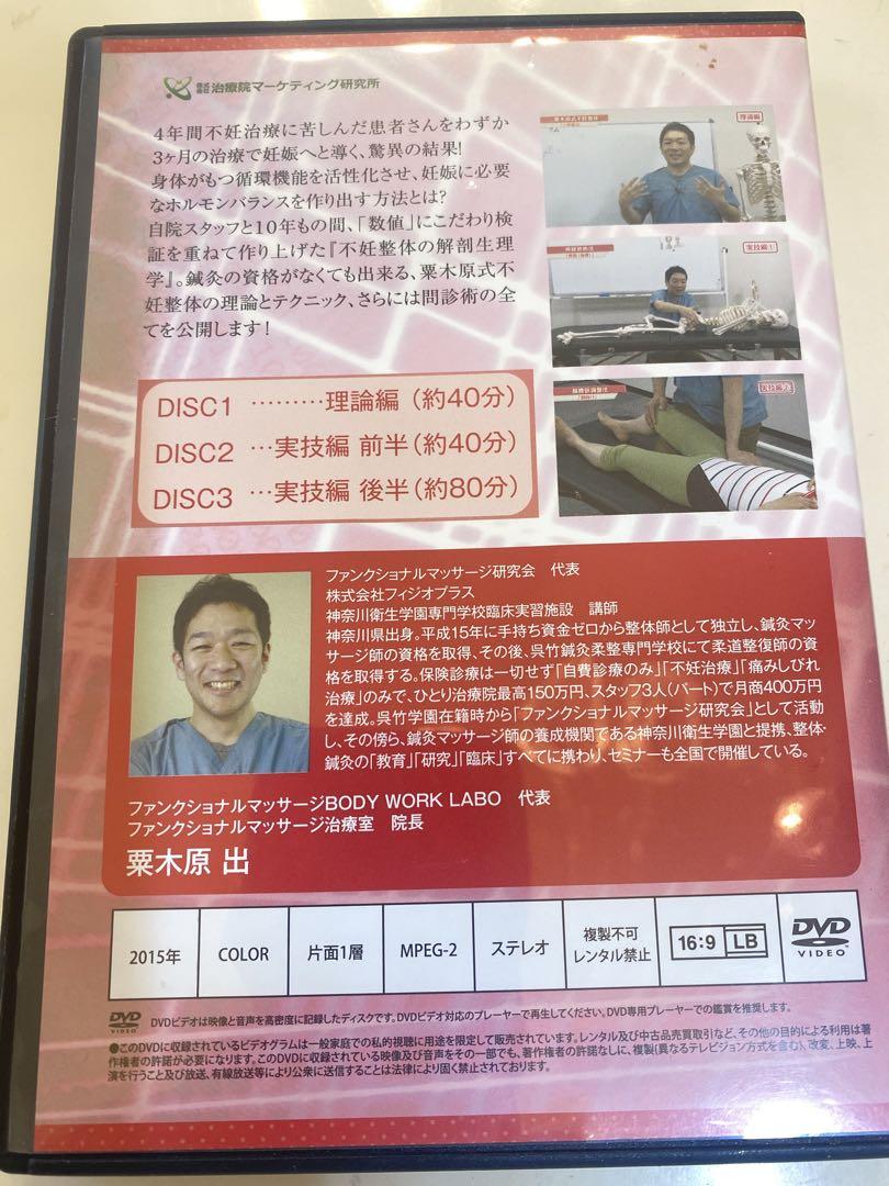栗木原式 パーフェクト不妊整体 プログラム
