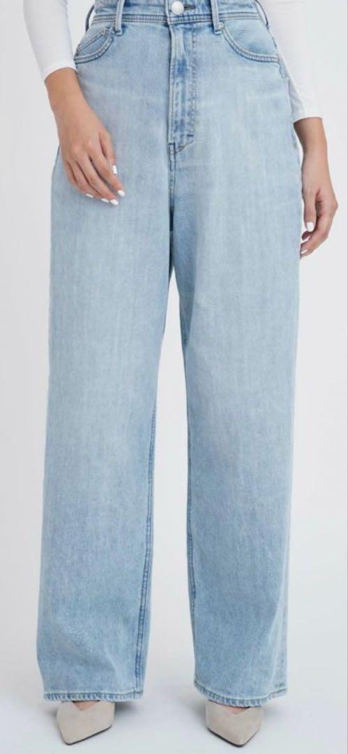 YANUK JOAN ルーズストレート デニムパンツ　26 美品