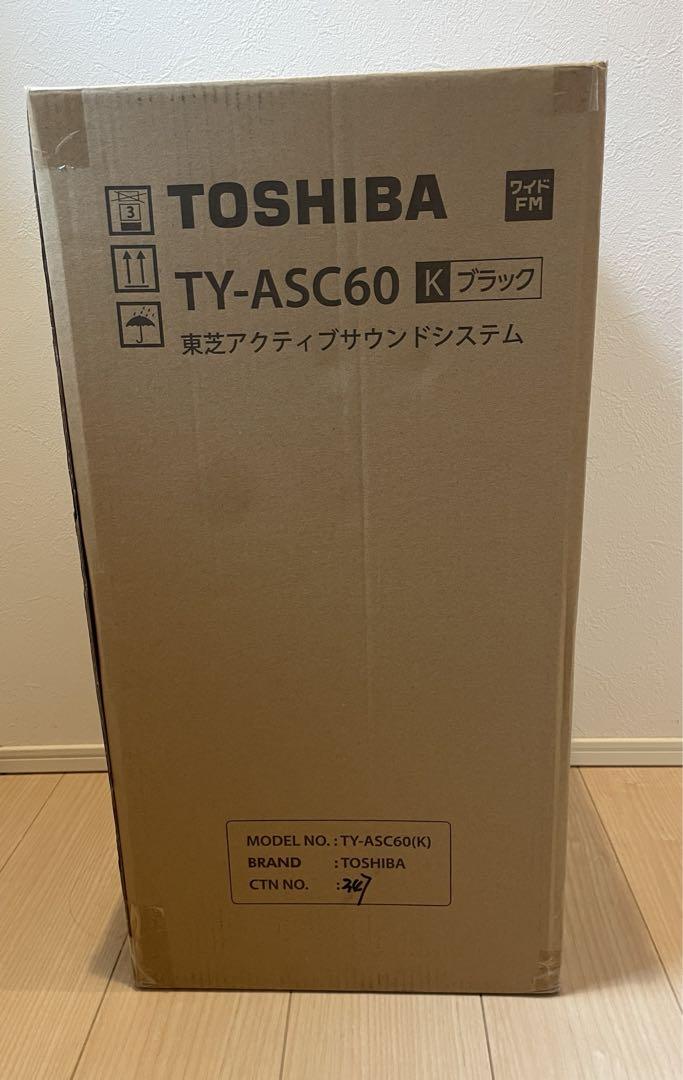 【新品未使用】　TOSHIBA  TY-ASC60（K）スピーカー