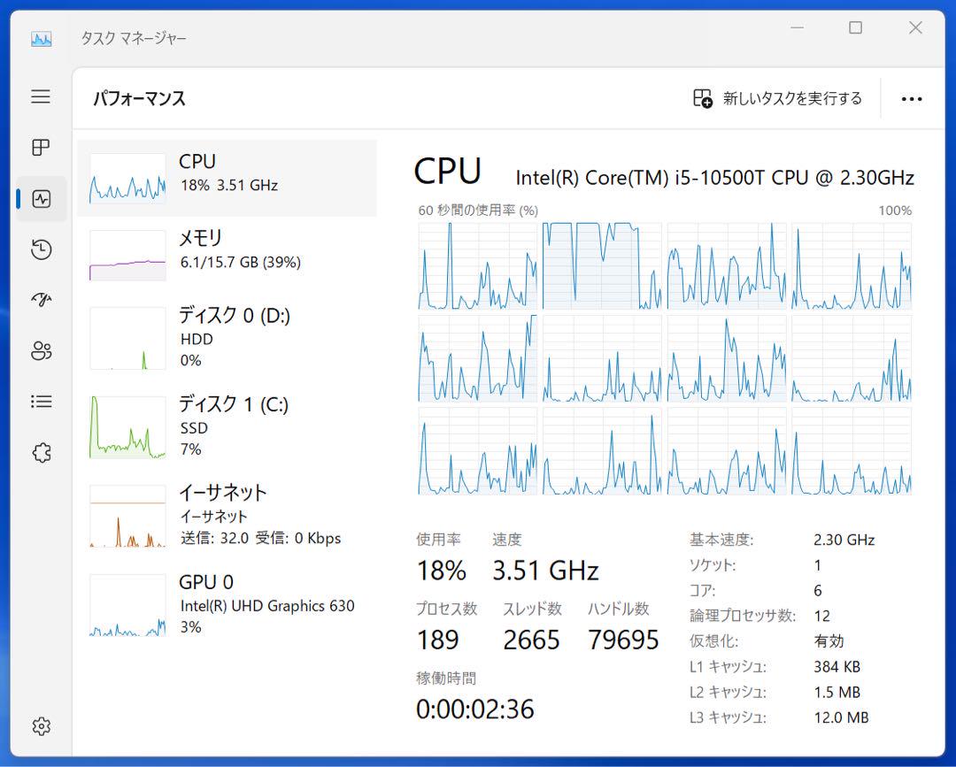 DELL OptiPlex 7080 Micro i5 第10世代 ミニ小型PC