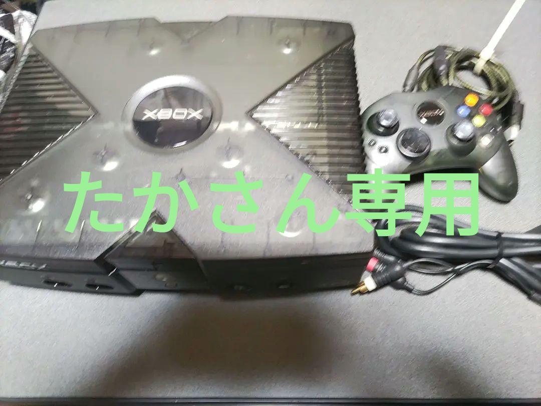 XBOX本体スケルトン＋ソフト４本セット