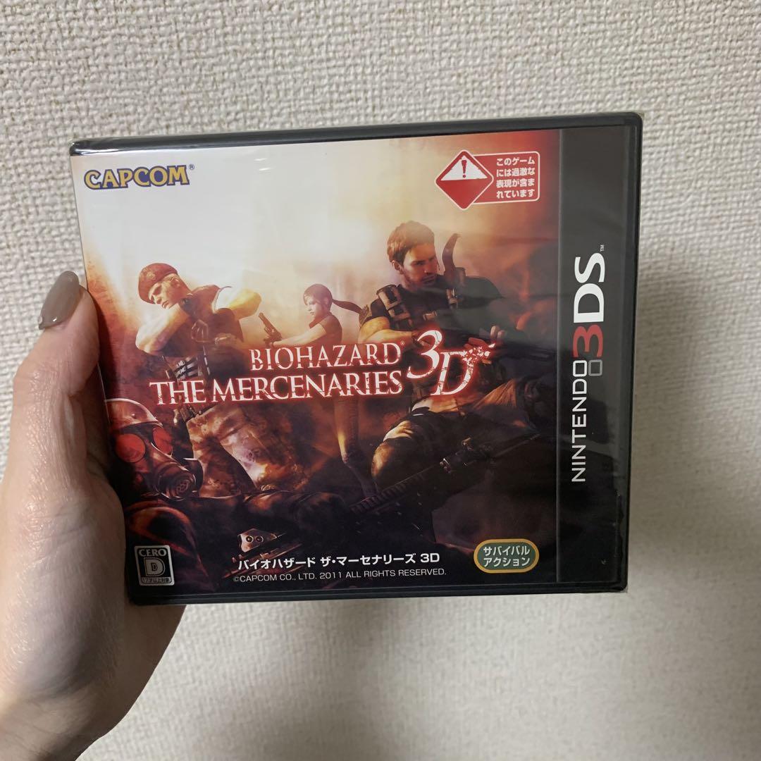 【希少品】新品未開封シュリンク付き バイオハザードザマーセナリーズ3D 3DS