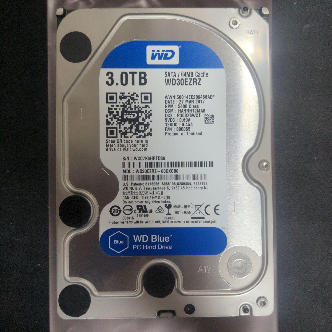 WD Blue 3.0TB 内蔵型ハードディスクドライブ