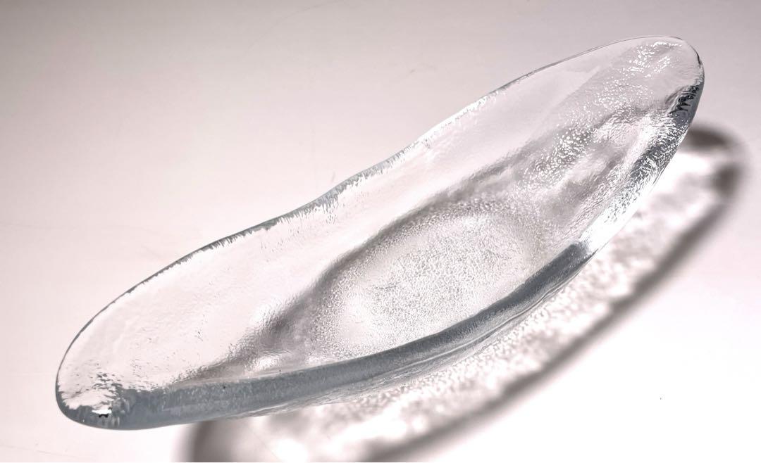 ガラス皿 27cm 細長い皿 画像1
