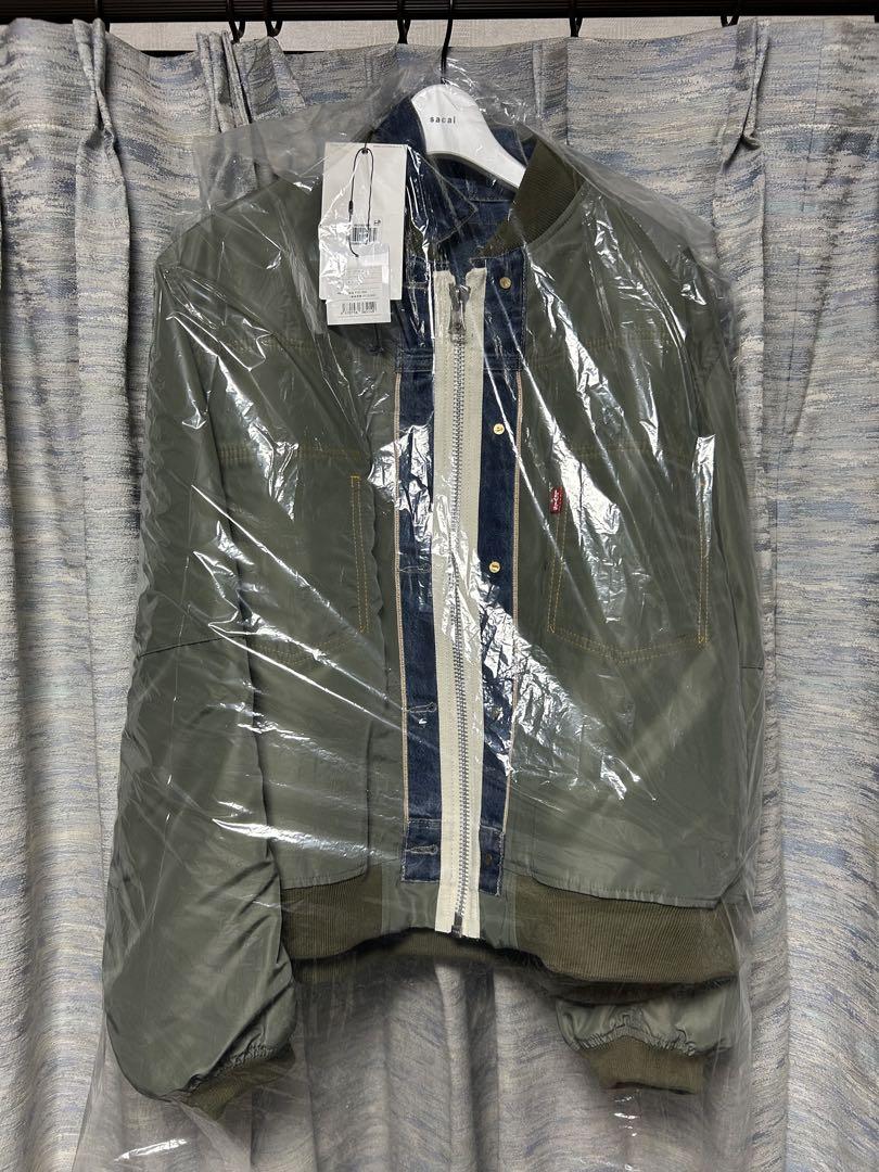 1 sacai LEVI'S Denim Nylon リバーシブルブルゾン