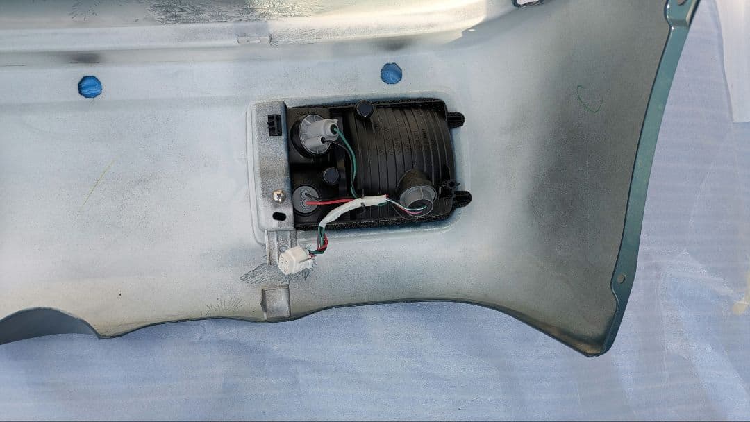 【新車外し】エブリイバンDA17V リアバンパー デニムブルーM 【新車外し】エブリイバンDA17V リアバンパー デニムブルーM