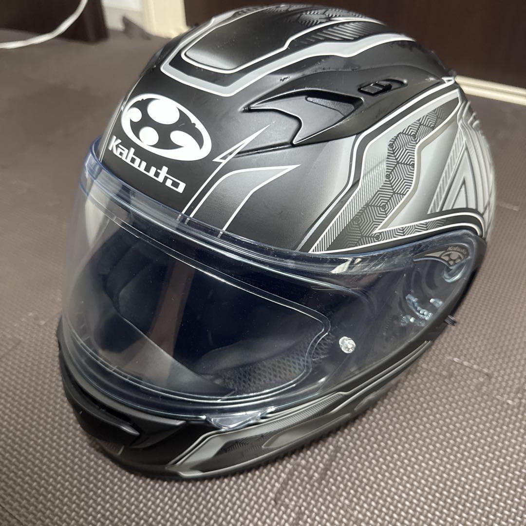 Kabuto カムイ3 フルフェイス CIRCLEフラットブラックシルバー