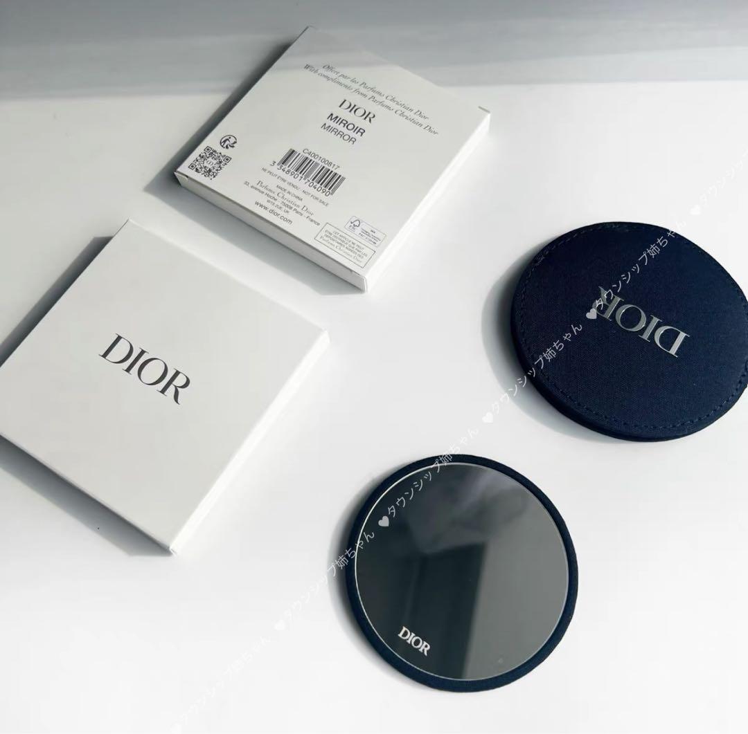 新作 DIOR ディオール ノベルティ コンパクトミラー カバー付き