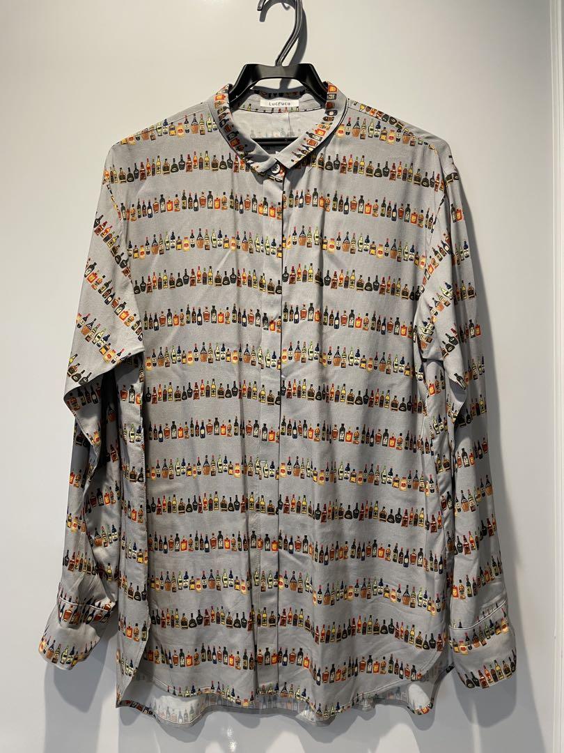 【美品】Lucruca 長袖 シャツ グレー
