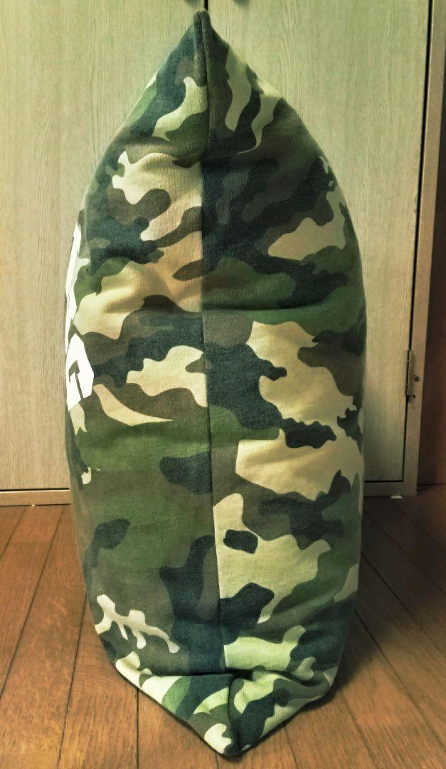 初期カモフラ　A BATHING APE 特大迷彩　クッション　エイプ　緑