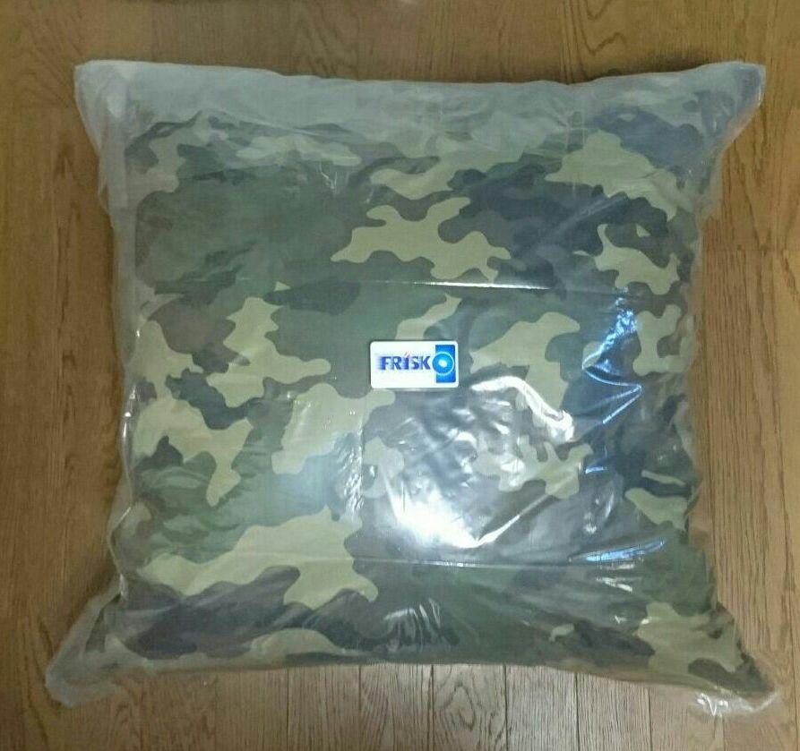 初期カモフラ　A BATHING APE 特大迷彩　クッション　エイプ　緑