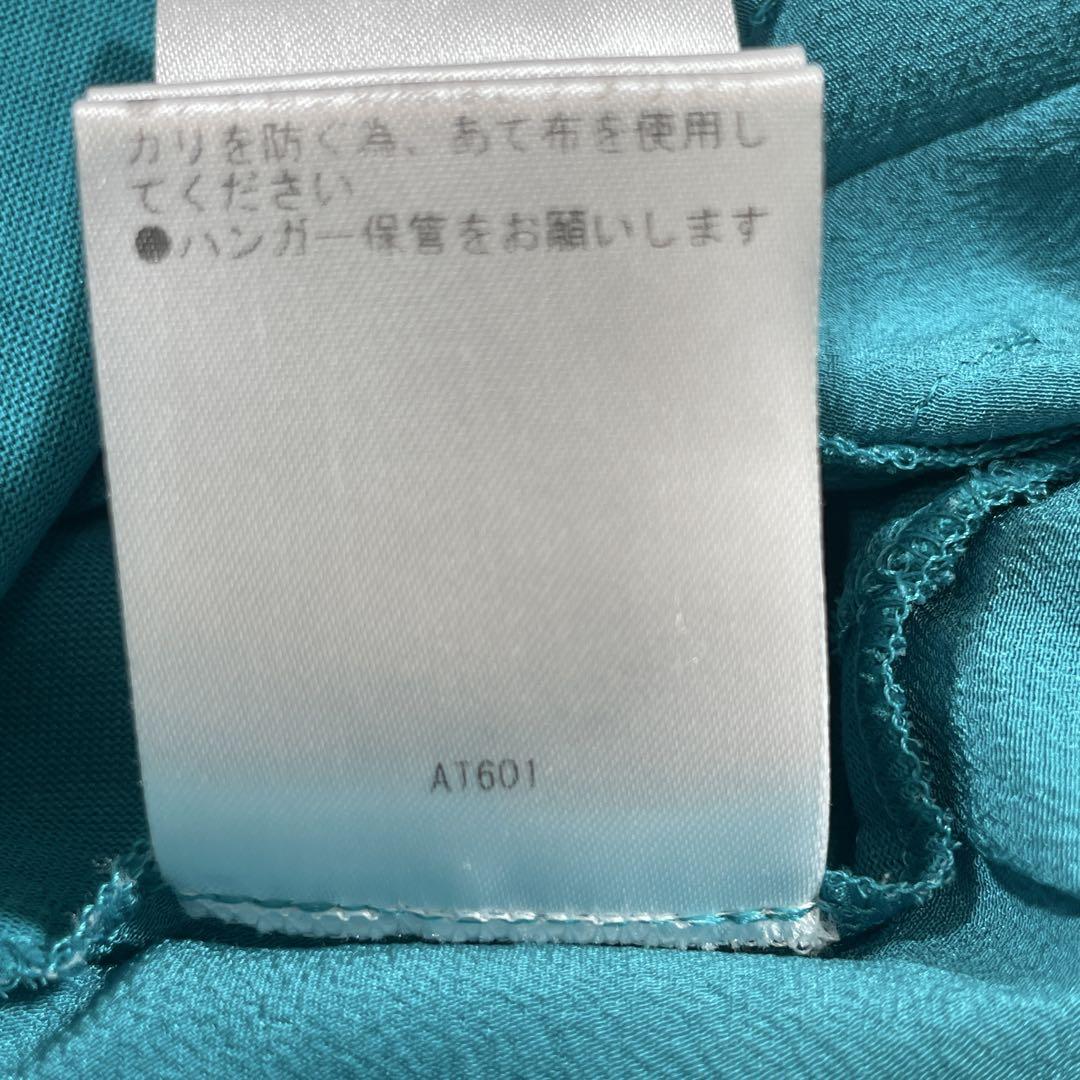 ✨美品✨【Ballsey】ノースリーブチュニック（S）青緑/きれいめスタイル
